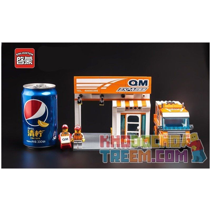 QMAN ENLIGHTEN KEEPPLEY 1119 non  Ô TÔ CHUYỂN PHÁT NHANH bộ đồ chơi xếp lắp ráp ghép mô hình City ENLIGHTEN EXPRESS Thành Phố 337 khối QMAN ENLIGHTEN KEEPPLEY 1119 non  Ô TÔ CHUYỂN PHÁT NHANH bộ đồ chơi xếp lắp ráp ghép mô hình City ENLIGHTEN EXPRESS Thành Phố 337 khối