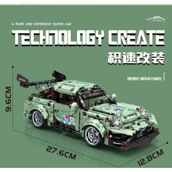 LEIBAO 8201 non  921 VỘI VÀNG tỷ lệ 1:24 bộ đồ chơi xếp lắp ráp ghép mô hình  TECHNOLOGY CREATE Kỹ Thuật Công Nghệ Cao Mô Hình Phương Tiện 612 khối