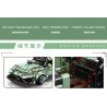 LEIBAO 8201 non  921 VỘI VÀNG tỷ lệ 1:24 bộ đồ chơi xếp lắp ráp ghép mô hình  TECHNOLOGY CREATE Kỹ Thuật Công Nghệ Cao Mô Hình Phương Tiện 612 khối