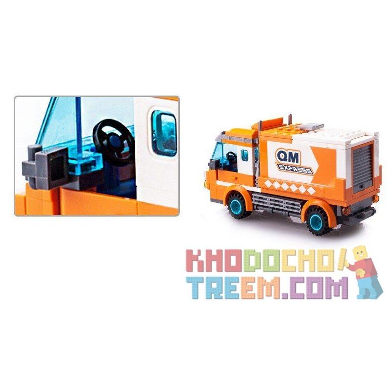 QMAN ENLIGHTEN KEEPPLEY 1119 non  Ô TÔ CHUYỂN PHÁT NHANH bộ đồ chơi xếp lắp ráp ghép mô hình City ENLIGHTEN EXPRESS Thành Phố 337 khối QMAN ENLIGHTEN KEEPPLEY 1119 non  Ô TÔ CHUYỂN PHÁT NHANH bộ đồ chơi xếp lắp ráp ghép mô hình City ENLIGHTEN EXPRESS Thành Phố 337 khối