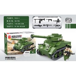 MINGDI 9030 non  XE TĂNG HẠNG NẶNG M26 bộ đồ chơi xếp lắp ráp ghép mô hình M26 PERSHING TANK