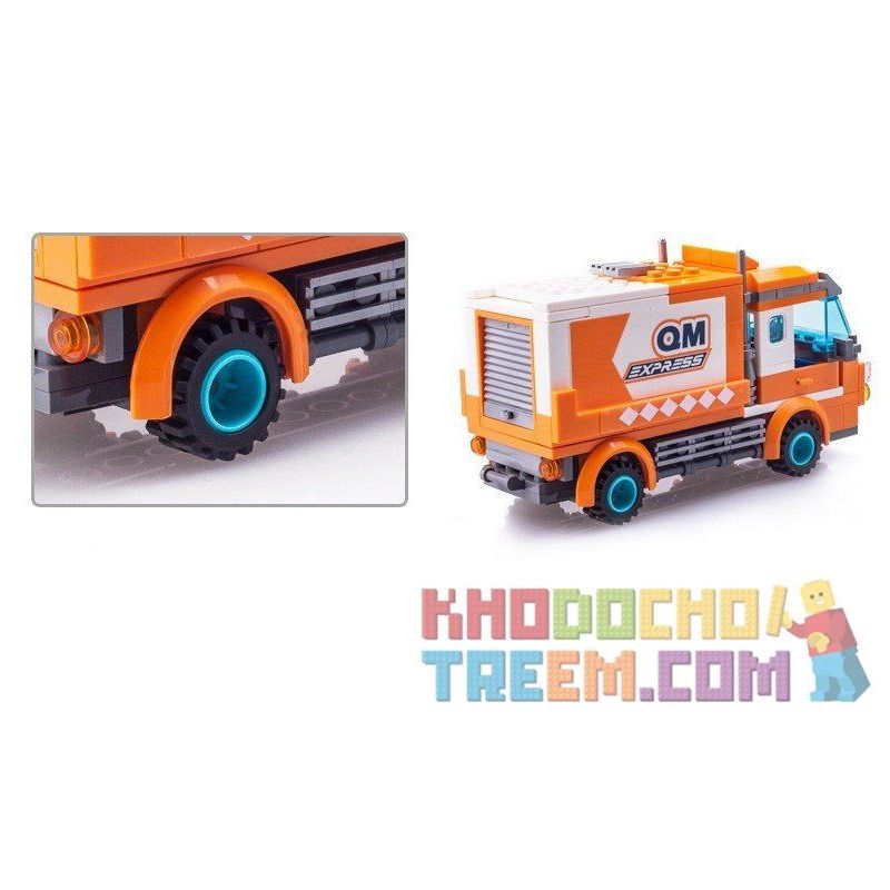 QMAN ENLIGHTEN KEEPPLEY 1119 non  Ô TÔ CHUYỂN PHÁT NHANH bộ đồ chơi xếp lắp ráp ghép mô hình City ENLIGHTEN EXPRESS Thành Phố 337 khối QMAN ENLIGHTEN KEEPPLEY 1119 non  Ô TÔ CHUYỂN PHÁT NHANH bộ đồ chơi xếp lắp ráp ghép mô hình City ENLIGHTEN EXPRESS Thành Phố 337 khối
