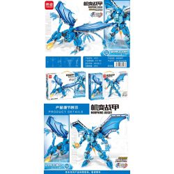 LEIBA 10070 non  PTEROSAUR GIÁP BIẾN ĐỔI CƠ HỌC bộ đồ chơi xếp lắp ráp ghép mô hình  MORPHING JAEGER Kỹ Thuật Công Nghệ Cao Mô Hình Phương Tiện 479 khối