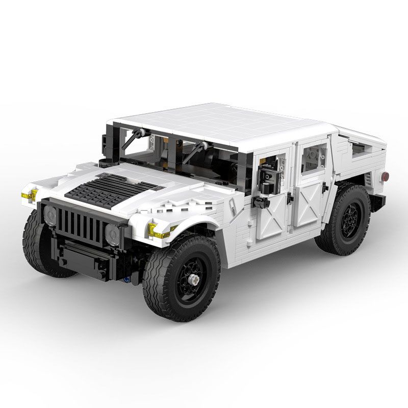 DOUBLEE CADA C61027 61027 non Lego XE HUMMER OFF-ROAD 1:12 tỷ lệ 1:12 bộ đồ chơi xếp lắp ráp ghép mô hình Racers HUMVEE Đua Tốc Độ 1380 khối