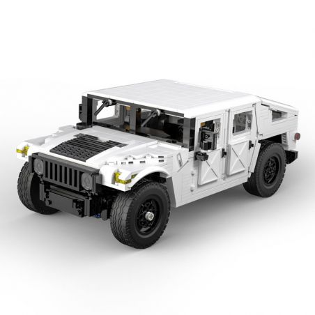 DOUBLEE CADA C61027 61027 non  XE HUMMER OFF-ROAD 1:12 tỷ lệ 1:12 bộ đồ chơi xếp lắp ráp ghép mô hình Racers HUMVEE Đua Tốc Độ 1380 khối