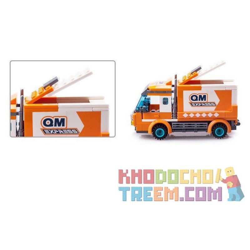 QMAN ENLIGHTEN KEEPPLEY 1119 non  Ô TÔ CHUYỂN PHÁT NHANH bộ đồ chơi xếp lắp ráp ghép mô hình City ENLIGHTEN EXPRESS Thành Phố 337 khối QMAN ENLIGHTEN KEEPPLEY 1119 non  Ô TÔ CHUYỂN PHÁT NHANH bộ đồ chơi xếp lắp ráp ghép mô hình City ENLIGHTEN EXPRESS Thành Phố 337 khối