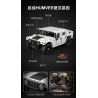 DOUBLEE CADA C61027 61027 non  XE HUMMER OFF-ROAD 1:12 tỷ lệ 1:12 bộ đồ chơi xếp lắp ráp ghép mô hình Racers HUMVEE Đua Tốc Độ 1380 khối