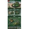 MINGDI 9010 non  XE TĂNG CHIẾN ĐẤU CHỦ LỰC LEOPARD 2 bộ đồ chơi xếp lắp ráp ghép mô hình Military Army LEOPARD 2 MAIN BATTLE TANK Quân Sự Bộ Đội 463 khối