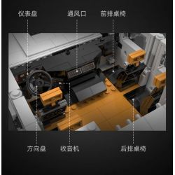 DOUBLEE CADA C61027 61027 non  XE HUMMER OFF-ROAD 1:12 tỷ lệ 1:12 bộ đồ chơi xếp lắp ráp ghép mô hình Racers HUMVEE Đua Tốc Độ 1380 khối