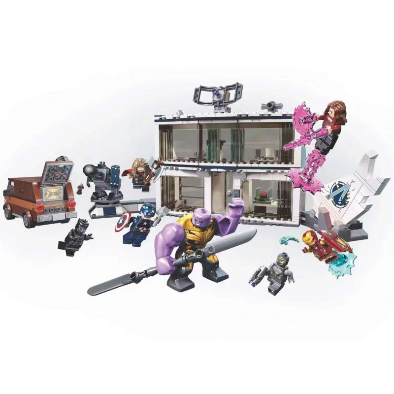 NOT Lego AVENGERS ENDGAME FINAL BATTLE 76192 TANK 60090 xếp lắp ráp ghép mô hình AVENGERS TRẬN CHIẾN CUỐI CÙNG CỦA ENDGAME Marvel Super Heroes Siêu Anh Hùng Marvel 527 khối