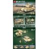 MINGDI 9008 non  XE TĂNG CHIẾN ĐẤU CHỦ LỰC M1A1 bộ đồ chơi xếp lắp ráp ghép mô hình Military Army M1A1 ABRAMS Quân Sự Bộ Đội 462 khối