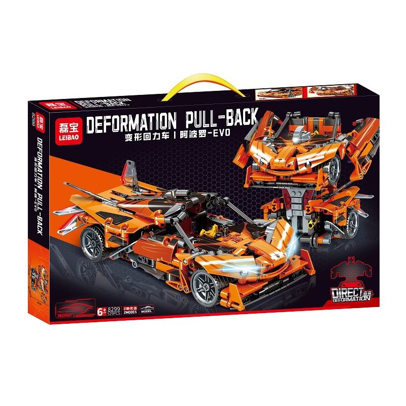 LEIBA 8299 non Lego XE KÉO APOLLO EVO bộ đồ chơi xếp lắp ráp ghép mô hình Technic Kỹ Thuật Công Nghệ Cao Mô Hình Phương Tiện 529 khối