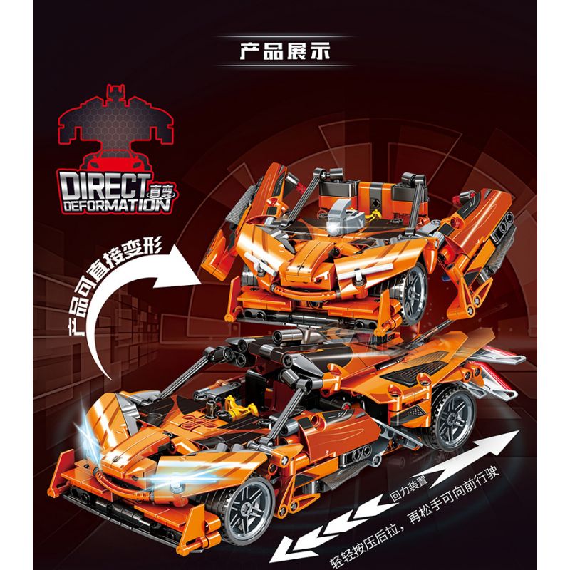 LEIBA 8299 non  XE KÉO APOLLO EVO bộ đồ chơi xếp lắp ráp ghép mô hình  Kỹ Thuật Công Nghệ Cao Mô Hình Phương Tiện 529 khối