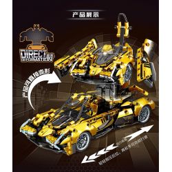 LEIBA 8298 non  XE KÉO LAMBO V12GT bộ đồ chơi xếp lắp ráp ghép mô hình  Kỹ Thuật Công Nghệ Cao Mô Hình Phương Tiện 534 khối