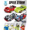 KUYU MOXING 3001 non  TỐC ĐỘ BÃO 6 MÔ HÌNH bộ đồ chơi xếp lắp ráp ghép mô hình Speed Champions Racing Cars Đua Xe Công Thức 697 khối