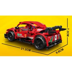 LEIBAO 8226 non  CÔNG NGHỆ ĐUA XE JAI ALAI RACING MÀU ĐỎ tỷ lệ 1:22 bộ đồ chơi xếp lắp ráp ghép mô hình  Kỹ Thuật Công Nghệ Cao Mô Hình Phương Tiện 339 khối