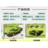 LEIBAO 8225 non  CÔNG NGHỆ XE ĐẠP KÉO LÙI ĐUA MÀU XANH LÁ CÂY tỷ lệ 1:22 bộ đồ chơi xếp lắp ráp ghép mô hình  Kỹ Thuật Công Nghệ Cao Mô Hình Phương Tiện 342 khối