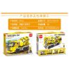 MINGDI LEIBAO H010 non  XÂY DỰNG ĐÔ THỊ XE TRỘN BÊ TÔNG bộ đồ chơi xếp lắp ráp ghép mô hình City ENGINEERING Thành Phố 310 khối