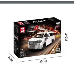 HAPPY BUILD SHINEYU XINYU YC-23007 23007 YC23007 non  TOYOTA ALPHARD bộ đồ chơi xếp lắp ráp ghép mô hình Racers Đua Tốc Độ 369 khối