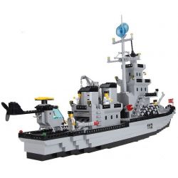 AUSINI 22110 QMAN ENLIGHTEN KEEPPLEY 112 non  TÀU CHIẾN SÂN BAY bộ đồ chơi xếp lắp ráp ghép mô hình Military Army COMBATZONES WARSHIP Quân Sự Bộ Đội 970 khối