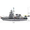 AUSINI 22110 QMAN ENLIGHTEN KEEPPLEY 112 non  TÀU CHIẾN SÂN BAY bộ đồ chơi xếp lắp ráp ghép mô hình Military Army COMBATZONES WARSHIP Quân Sự Bộ Đội 970 khối