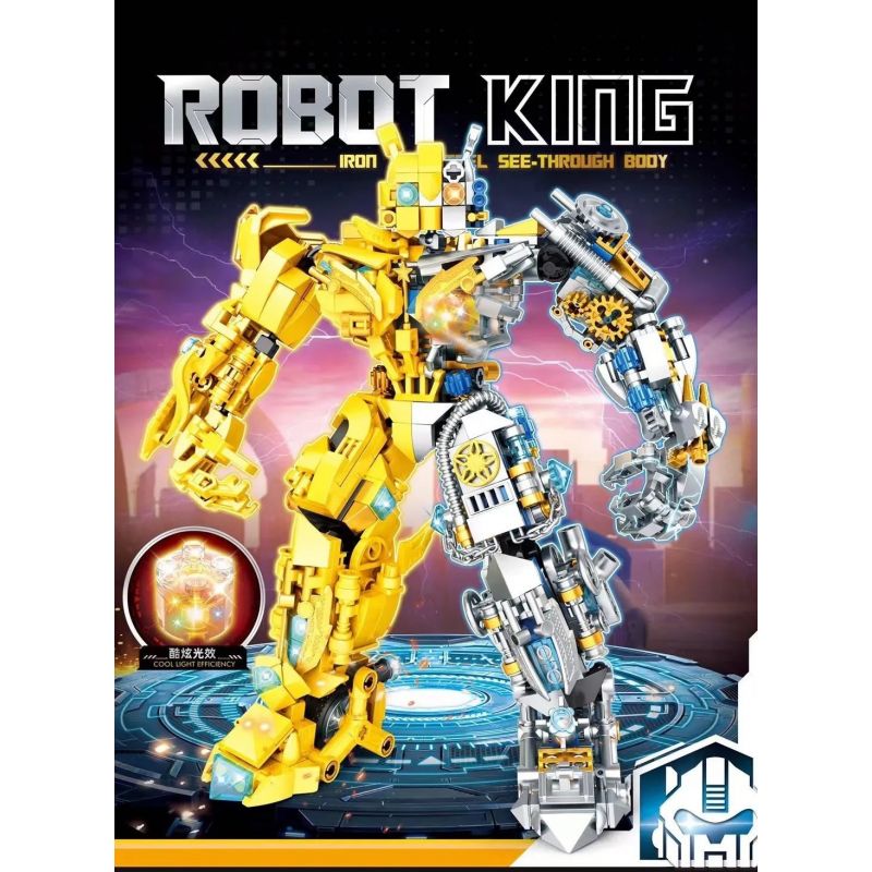 LE DI PIN 6068 non  VUA NGƯỜI MÁY bộ đồ chơi xếp lắp ráp ghép mô hình Movie & Game Phim Và Trò Chơi 922 khối