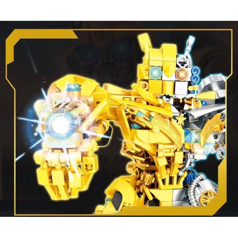 LE DI PIN 6068 non  VUA NGƯỜI MÁY bộ đồ chơi xếp lắp ráp ghép mô hình Movie & Game Phim Và Trò Chơi 922 khối