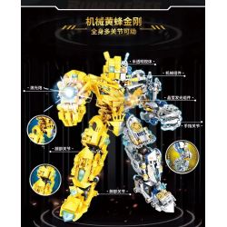 LE DI PIN 6068 non  VUA NGƯỜI MÁY bộ đồ chơi xếp lắp ráp ghép mô hình Movie & Game Phim Và Trò Chơi 922 khối