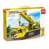 MINGDI LEIBAO H007 non  KIẾN TRÚC ĐÔ THỊ CẦN CẨU bộ đồ chơi xếp lắp ráp ghép mô hình City ENGINEERING Thành Phố 308 khối
