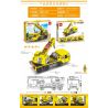 MINGDI LEIBAO H007 non  KIẾN TRÚC ĐÔ THỊ CẦN CẨU bộ đồ chơi xếp lắp ráp ghép mô hình City ENGINEERING Thành Phố 308 khối