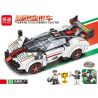 MINGDI LEIBAO 10102 non  SIÊU XE BIẾN HÌNH PAGANI GT VA CHẠM bộ đồ chơi xếp lắp ráp ghép mô hình Racers Đua Tốc Độ 417 khối
