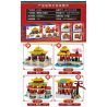MINGDI LEIBAO K0363 0363 non  4 CẢNH KIẾN ​​TRÚC CỔ TRONG CUNG ĐIỆN MÙA HÈ CŨ YINGXUN PAVILION JINQI TOWER YICHUN PALACE JADE bộ đồ chơi xếp lắp ráp ghép mô hình Architecture Công Trình Kiến Trúc 756 khối