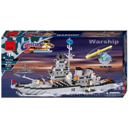 AUSINI 22110 QMAN ENLIGHTEN KEEPPLEY 112 non  TÀU CHIẾN SÂN BAY bộ đồ chơi xếp lắp ráp ghép mô hình Military Army COMBATZONES WARSHIP Quân Sự Bộ Đội 970 khối