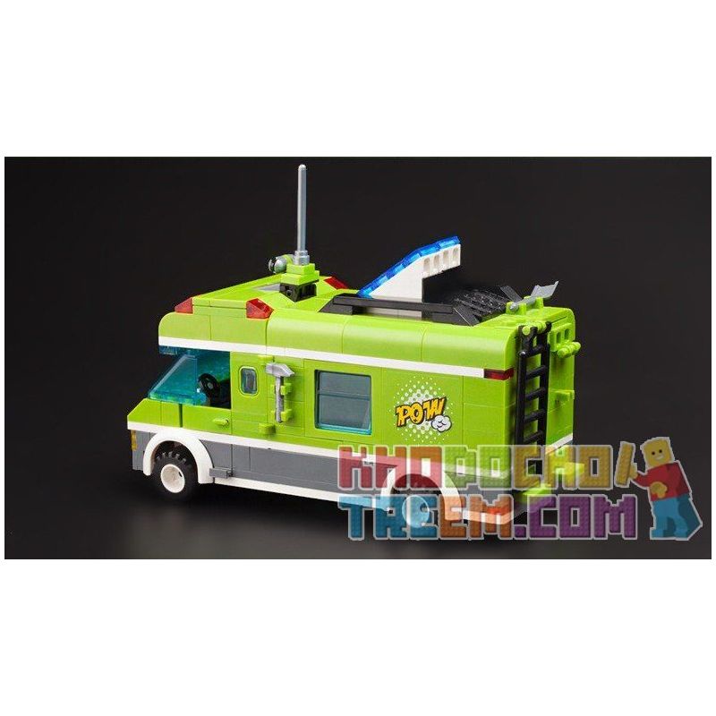 QMAN ENLIGHTEN KEEPPLEY 1120 non  PICNIC BÃI BIỂN VUI VẺ bộ đồ chơi xếp lắp ráp ghép mô hình City PLEASANT TRIP Thành Phố 380 khối