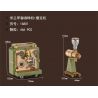 ZHEGAO CW2002A 2002A non  HỘP MÙ AI CẬP ĐẦU VUÔNG 6 MÔ HÌNH PHARAOH SPHINX GODDESS SOBEK HORUS ANUBIS BAST bộ đồ chơi xếp lắp ráp ghép mô hình EGYPTIAN IDOL