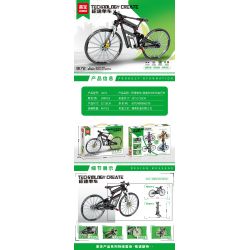 LEIBAO 8172 non  XE ĐẠP TỐC ĐỘ THỂ THAO AUDI bộ đồ chơi xếp lắp ráp ghép mô hình  AUDI SPORT RACING Kỹ Thuật Công Nghệ Cao Mô Hình Phương Tiện 344 khối