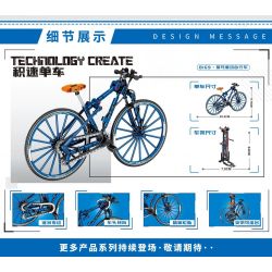 LEIBAO 8169 non  XE ĐẠP TỐC ĐỘ HYBRID BMW bộ đồ chơi xếp lắp ráp ghép mô hình  BMW POWER Kỹ Thuật Công Nghệ Cao Mô Hình Phương Tiện 321 khối