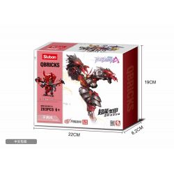 SLUBAN M38-B1007 B1007 1007 M38B1007 38-B1007 non  MOBILE CITY ALPHA MECH 6 LOẠI bộ đồ chơi xếp lắp ráp ghép mô hình Movie & Game Phim Và Trò Chơi 216 khối