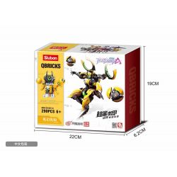 SLUBAN M38-B1007 B1007 1007 M38B1007 38-B1007 non  MOBILE CITY ALPHA MECH 6 LOẠI bộ đồ chơi xếp lắp ráp ghép mô hình Movie & Game Phim Và Trò Chơi 216 khối