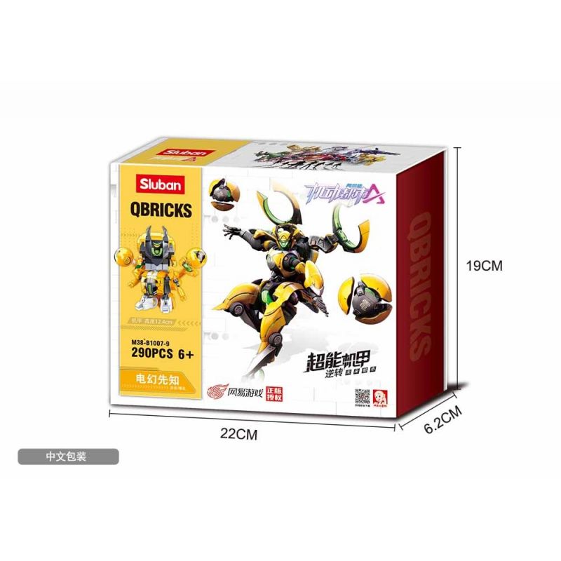 SLUBAN M38-B1007 B1007 1007 M38B1007 38-B1007 non  MOBILE CITY ALPHA MECH 6 LOẠI bộ đồ chơi xếp lắp ráp ghép mô hình Movie & Game Phim Và Trò Chơi 216 khối