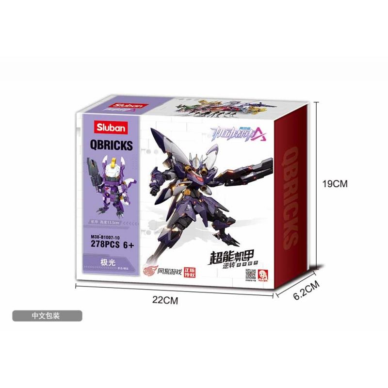 SLUBAN M38-B1007 B1007 1007 M38B1007 38-B1007 non  MOBILE CITY ALPHA MECH 6 LOẠI bộ đồ chơi xếp lắp ráp ghép mô hình Movie & Game Phim Và Trò Chơi 216 khối