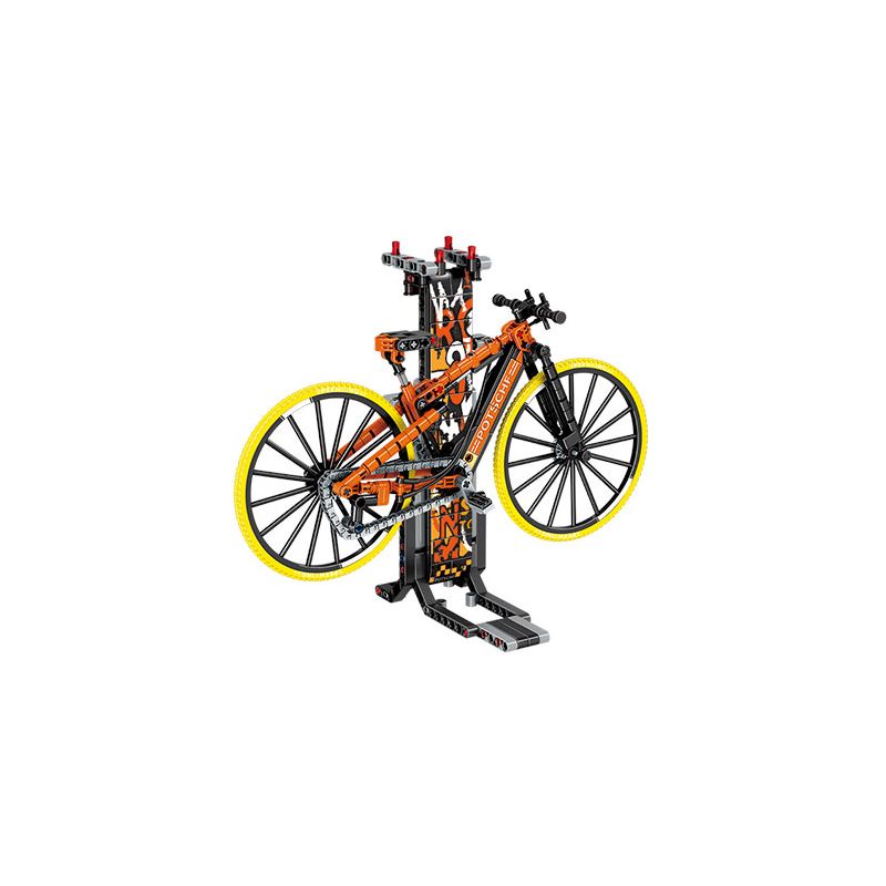 LEIBAO 8168 non  XE ĐẠP CHÍNH XÁC PORSCHE E-BIKE bộ đồ chơi xếp lắp ráp ghép mô hình  PORSCHE EBIKE Kỹ Thuật Công Nghệ Cao Mô Hình Phương Tiện 333 khối