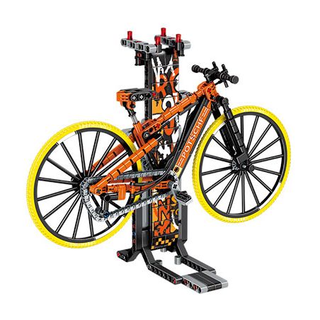 LEIBAO 8168 non  XE ĐẠP CHÍNH XÁC PORSCHE E-BIKE bộ đồ chơi xếp lắp ráp ghép mô hình  PORSCHE EBIKE Kỹ Thuật Công Nghệ Cao Mô Hình Phương Tiện 333 khối