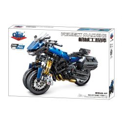 GBL KY1056 1056 non  YAMAHA NIKEN GT bộ đồ chơi xếp lắp ráp ghép mô hình  Kỹ Thuật Công Nghệ Cao Mô Hình Phương Tiện 1180 khối