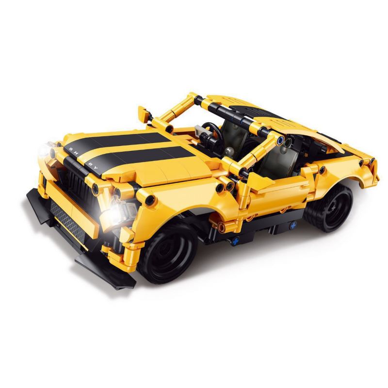 SHENZHEN RAEL ENTERTAINMENT 50032-8 non Lego XE KÉO SHELBY MUSTANG GT500 bộ đồ chơi xếp lắp ráp ghép mô hình Technic Kỹ Thuật Công Nghệ Cao Mô Hình Phương Tiện 412 khối