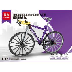 LEIBAO 8167 non  XE ĐẠP TỐC ĐỘ MCLAREN S WORKS bộ đồ chơi xếp lắp ráp ghép mô hình  S-WORKS MCLAREN Kỹ Thuật Công Nghệ Cao Mô Hình Phương Tiện 298 khối