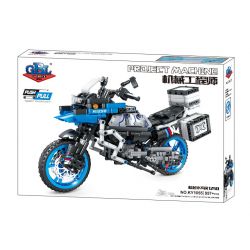 GBL KY1055 1055 non  CHIM NƯỚC XANH R1250 bộ đồ chơi xếp lắp ráp ghép mô hình  BMW R1250 Kỹ Thuật Công Nghệ Cao Mô Hình Phương Tiện 857 khối