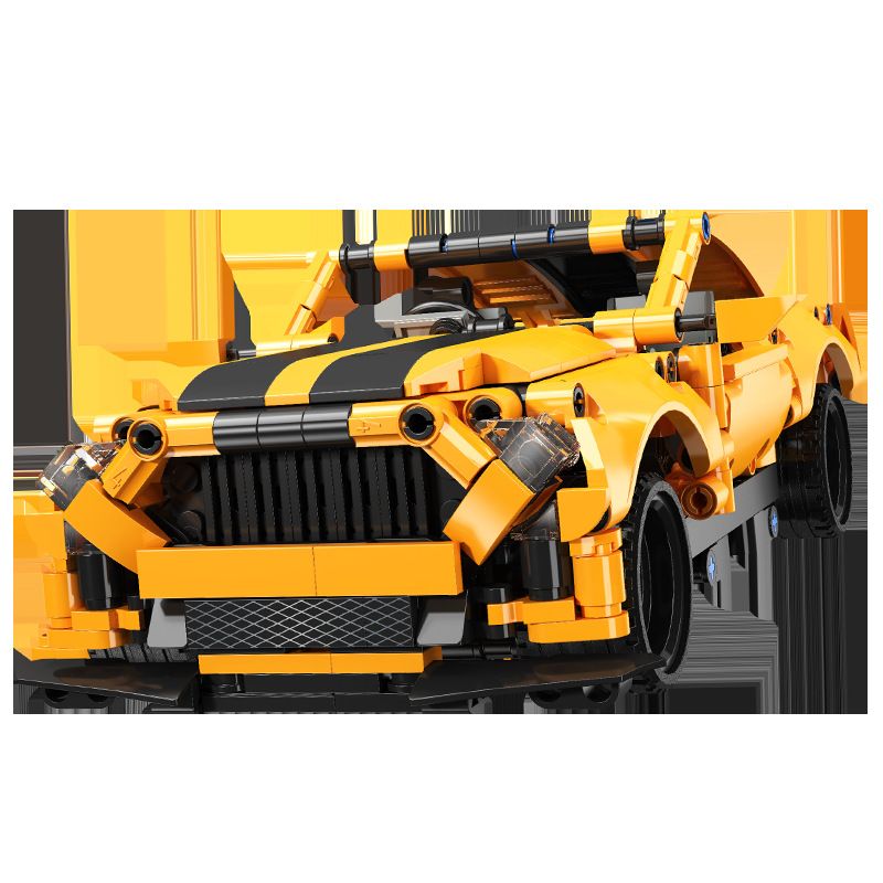 SHENZHEN RAEL ENTERTAINMENT 50032-8 non  XE KÉO SHELBY MUSTANG GT500 bộ đồ chơi xếp lắp ráp ghép mô hình  Kỹ Thuật Công Nghệ Cao Mô Hình Phương Tiện 412 khối