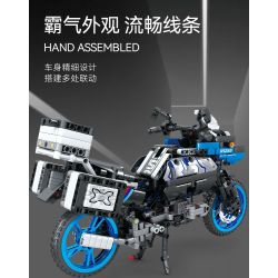 GBL KY1055 1055 non  CHIM NƯỚC XANH R1250 bộ đồ chơi xếp lắp ráp ghép mô hình  BMW R1250 Kỹ Thuật Công Nghệ Cao Mô Hình Phương Tiện 857 khối