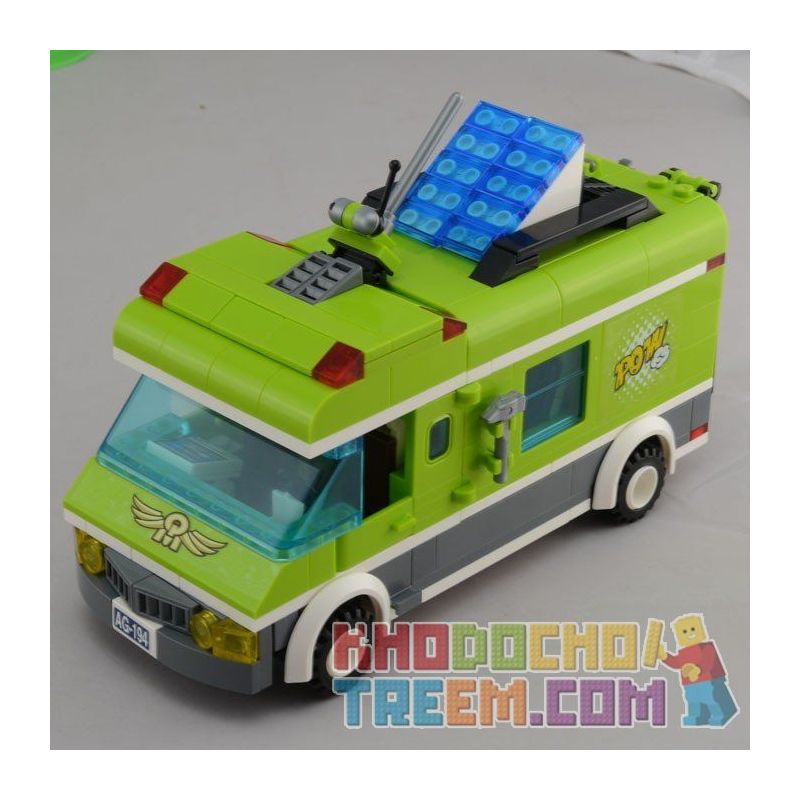 QMAN ENLIGHTEN KEEPPLEY 1120 non  PICNIC BÃI BIỂN VUI VẺ bộ đồ chơi xếp lắp ráp ghép mô hình City PLEASANT TRIP Thành Phố 380 khối